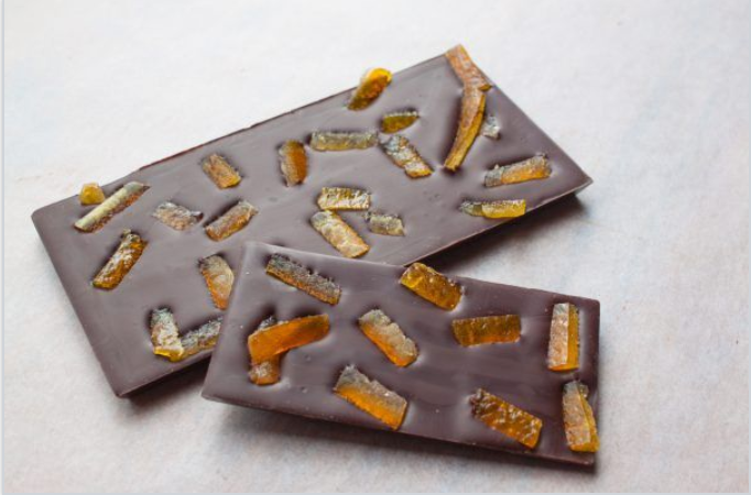 72% Valencia Orange Chocolate Bar Chocolate - Casa de Chocolates