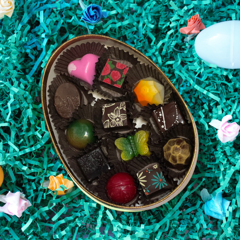 12pc Egg Assortment Chocolate - Casa de Chocolates