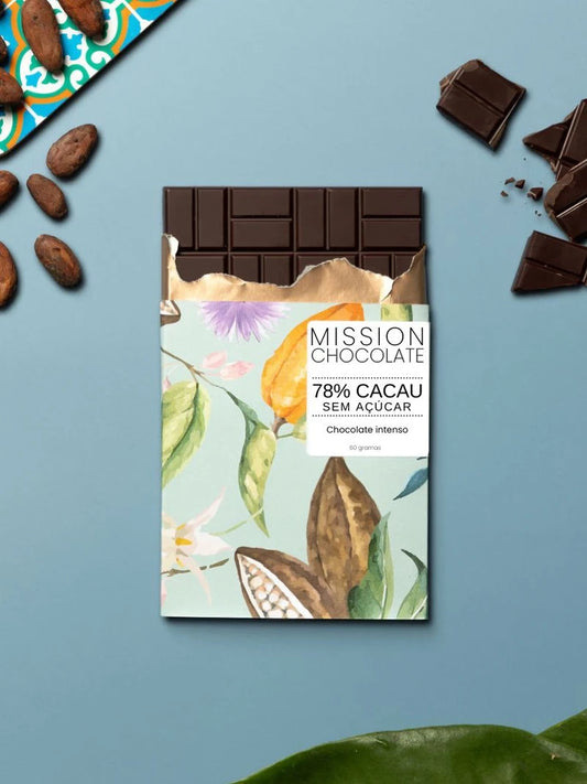 78% BRASIL |  SEM AÇUCAR Chocolate - Casa de Chocolates