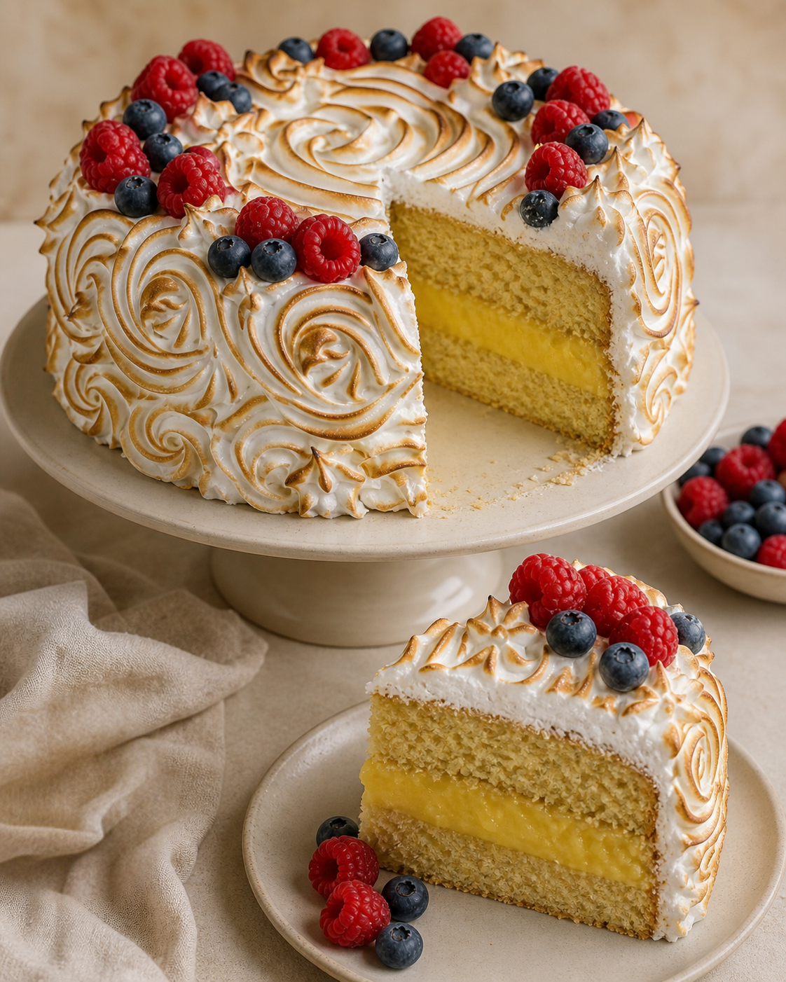 Lemon Meringue Cake - pick up May 8-10th only