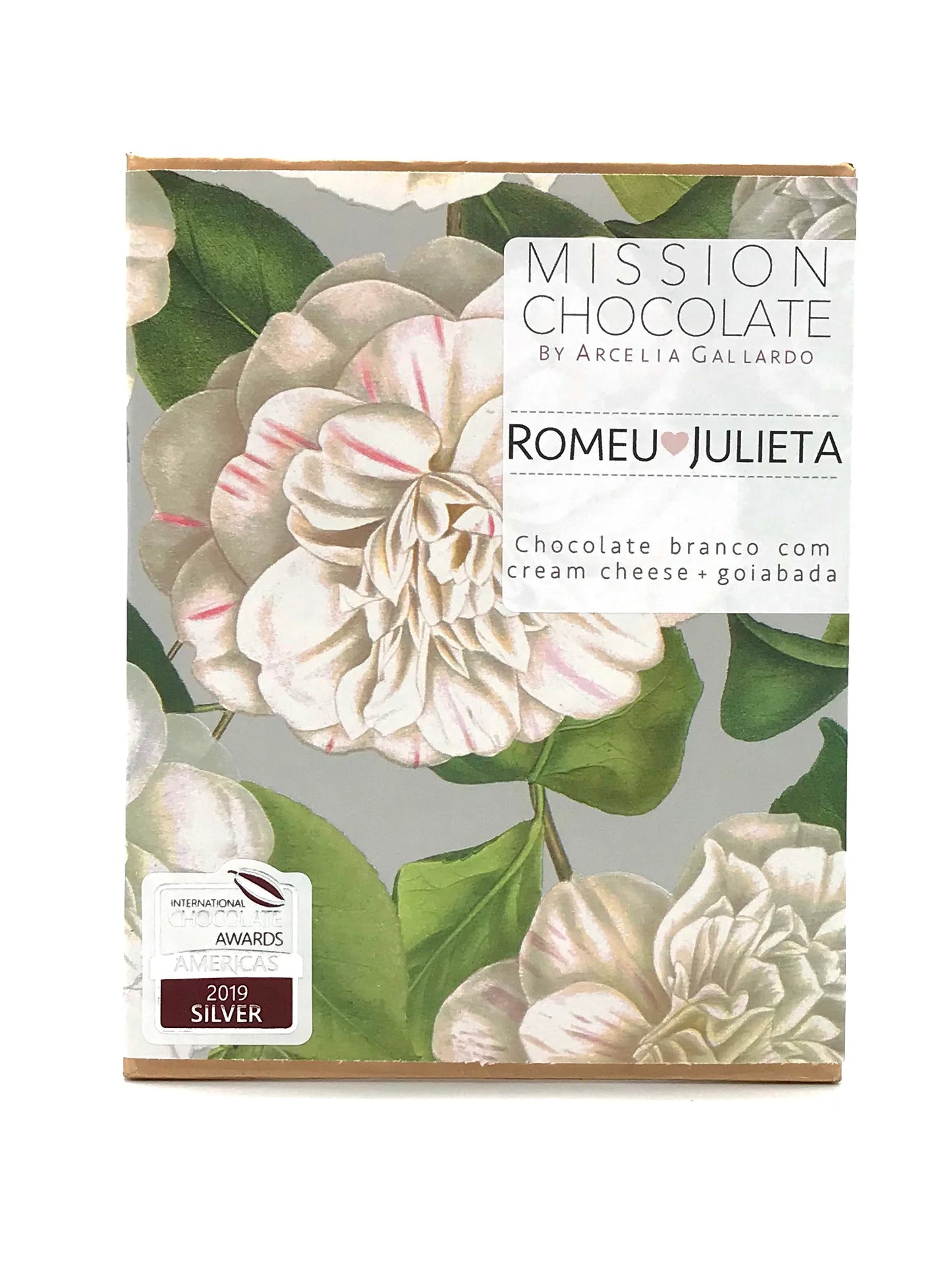 ROMEU & JULIETA | White chocolate with cream cheese and guava chunks Chocolate - Casa de Chocolates